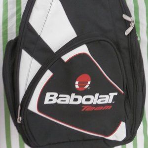 Babalot Team Tennis Backpack Black Bag  NWOT